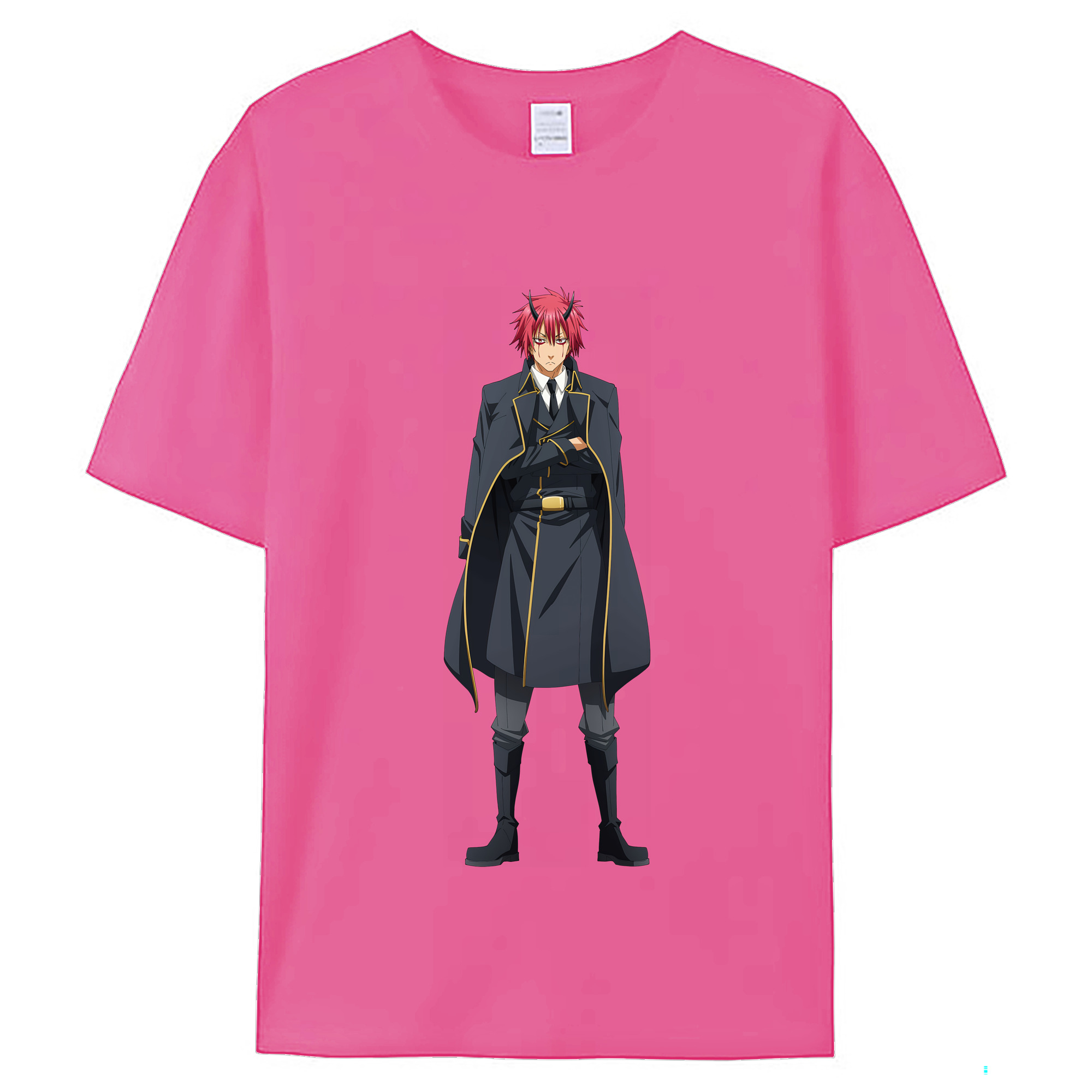（画像用） 転スラ Regarding Reincarnated to Slime レディースカジュアルプリントTシャツ（綿100％）